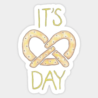 Pretzel Day! Sticker